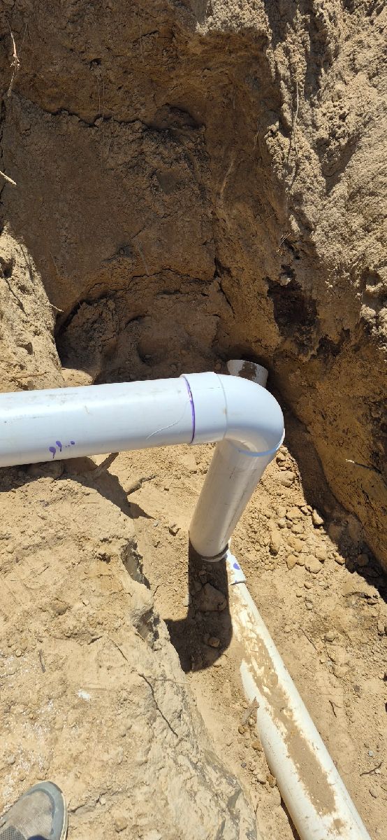 Below-slab piping
